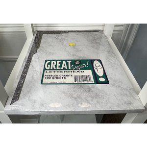 Great Papers 100 Count Pebble Granite Letterhead Invitation Paper Stationary